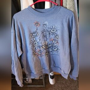 Crew neck, American Eagle sweatshirt, blue, size small